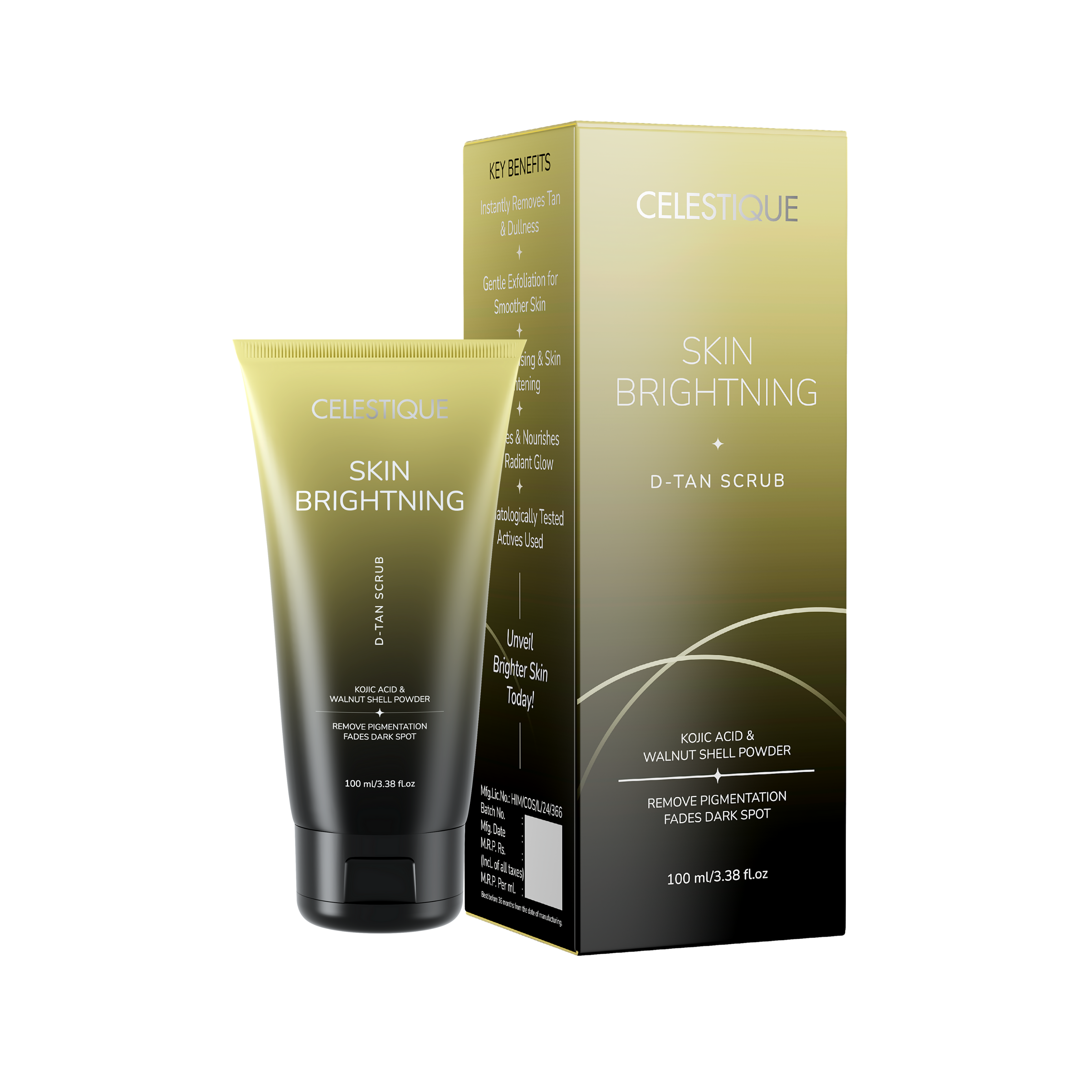Advanced Skin Brightning D-Tan Exfoliating Scrub 100 ml